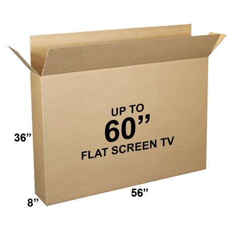 flat screen tv electrical boxes|60 inch tv moving box.